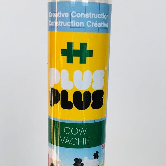 PlusPlus Tube / Cow 70 pcs Pastel Building Set Made in Denmark New Sealed Age 5+ - Picture 8 of 12